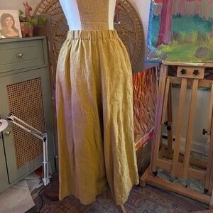 Not Perfect Linen Palazzo Wide Leg Linen Pants